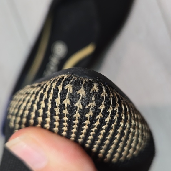 Rothy’s Womens Licorice Pointed Retired Toe Flats Loafer Ballet shoes sz 10 - Picture 15 of 16